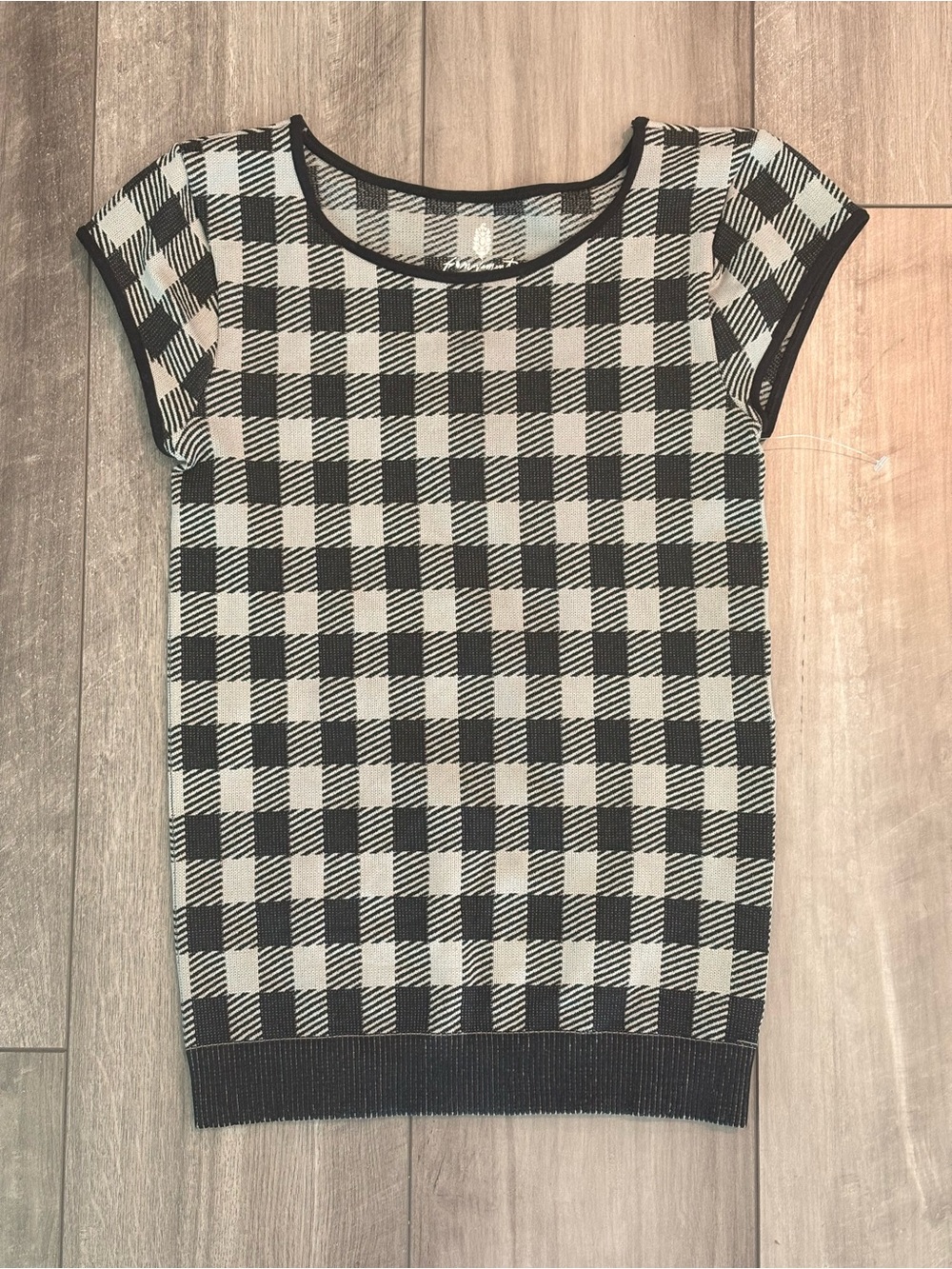 Free People Movement Plaid Top